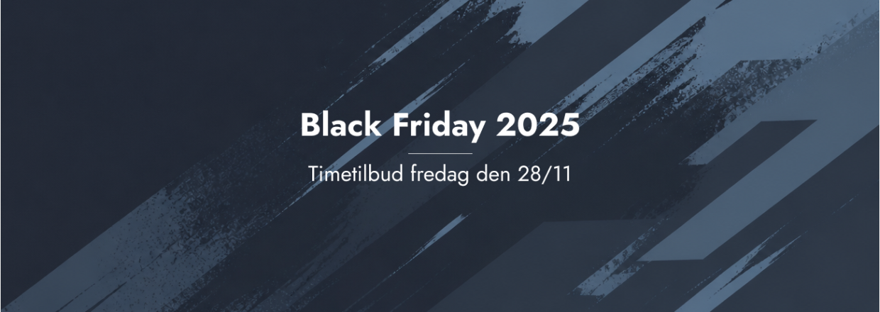Black Friday timetilbud fredag den 28/11