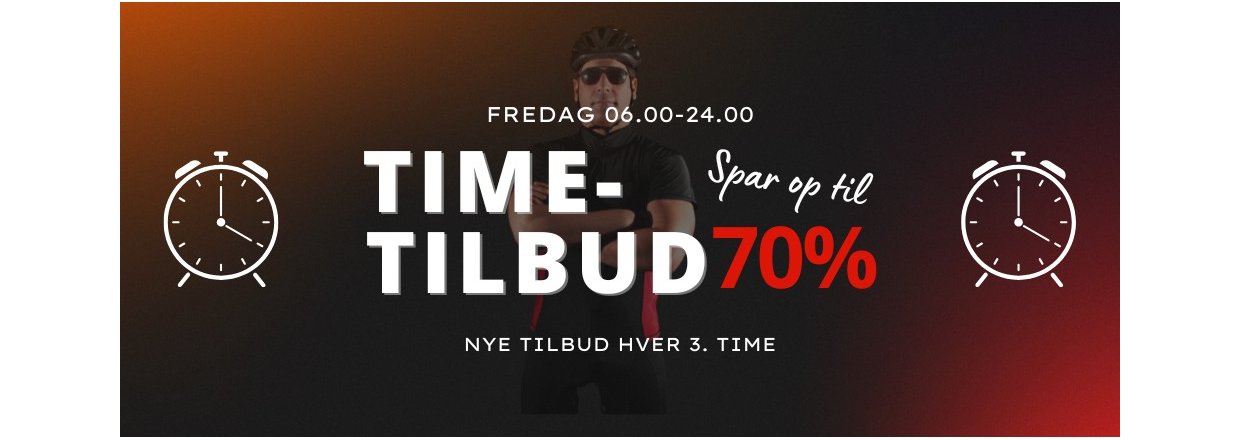 Black Friday timetilbud fredag den 28/11