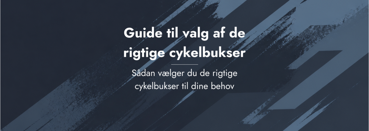 Guide til valg af de rigtige cykelbukser