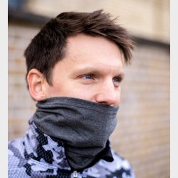 Ventoux Bamboo Neck Warmer, black