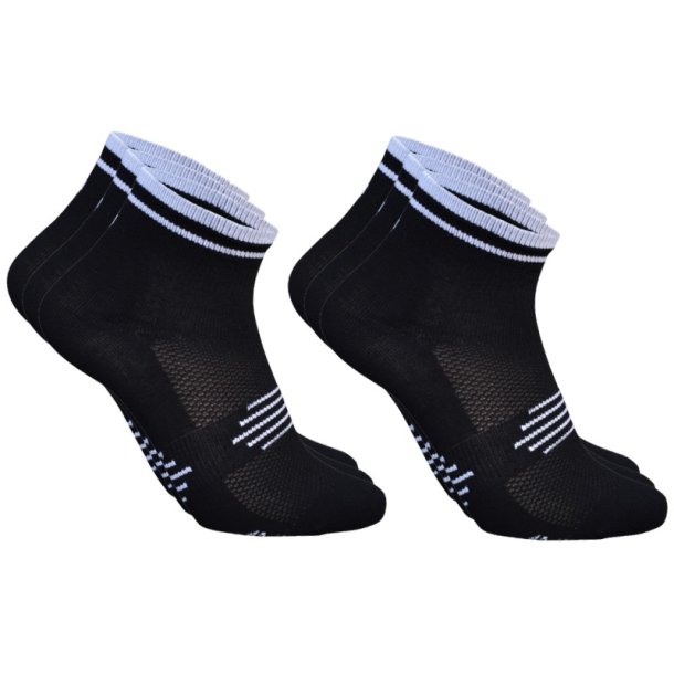 6-pak Ventoux Coolmax Bike Socks, sort