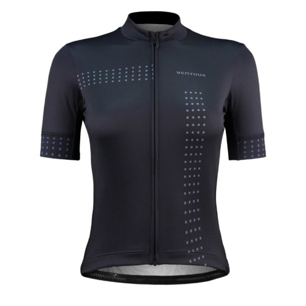Ventoux Classic Cycling Jersey, women, black/sand