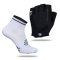 Ventoux SG+ cykelhandsker sort & Coolmax sokker, hvid/sort