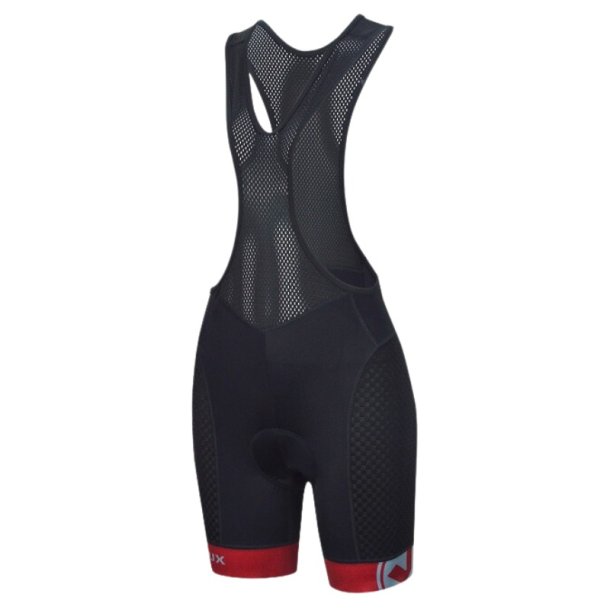 Ventoux Champion Bib Cycling Shorts, women, black/red