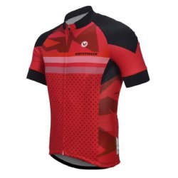 Ventoux Devil Cycling Jersey, red/black
