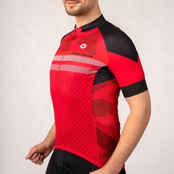 Ventoux Devil Cycling Jersey, red/black