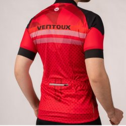 Ventoux Devil Cycling Jersey, red/black