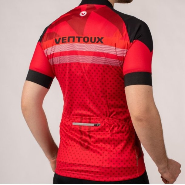 Ventoux Devil Cycling Jersey, red/black