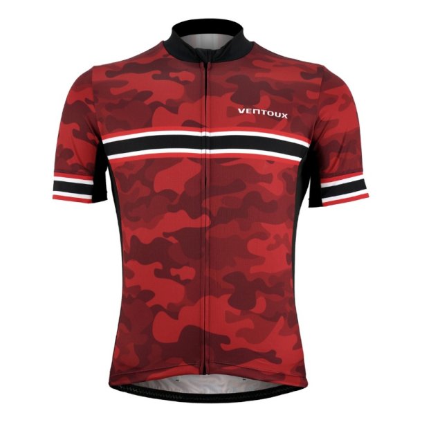 Ventoux New Hero Cycling Jersey, black/red