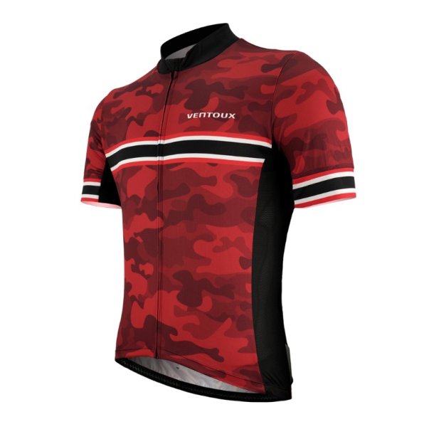 Ventoux New Hero Cycling Jersey, black/red
