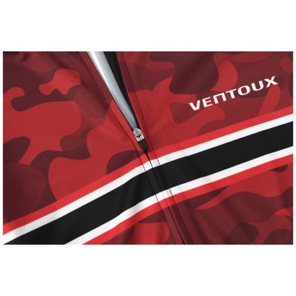 Ventoux New Hero Cycling Jersey, black/red