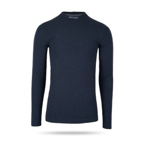 Ventoux Merino Base Layer svedtr�je, lang�rmet, dark blue