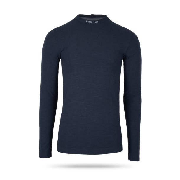 Ventoux Merino Base Layer, long sleeved, dark blue