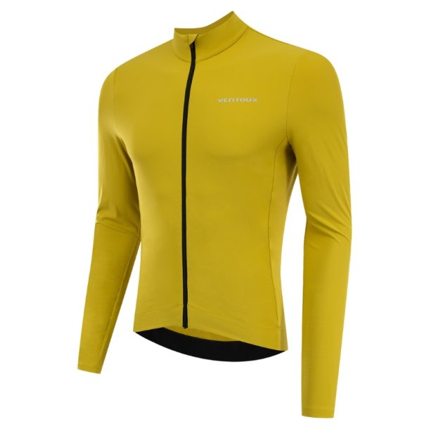 Ventoux Thermal LS Cycling Jersey, mustard
