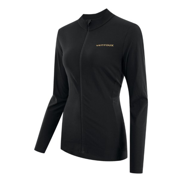 Ventoux Thermal LS Cycling Jersey, black (woman)