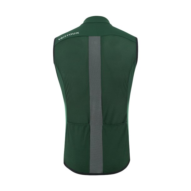 Ventoux Storm cycling vest, green