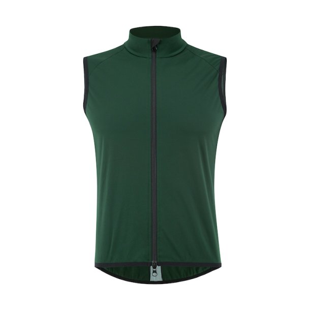 Ventoux Storm cycling vest, green