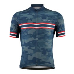 Ventoux New Hero Cycling Jersey, ocean blue