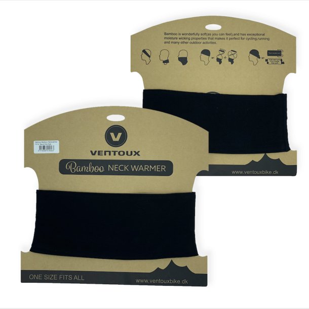 Ventoux Bamboo Neck Warmer, black