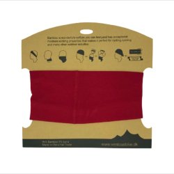 Ventoux Bamboo Neck Warmer, Red