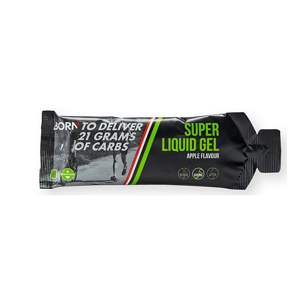 Born Super Liquid Energygel, 55 ml., blesmag