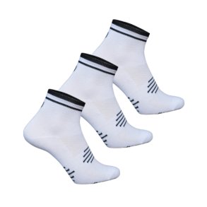 3-pak Ventoux Coolmax Bike Socks, hvid