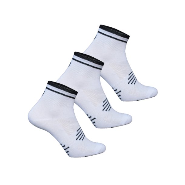 3-pak Ventoux Coolmax Bike Socks, hvid