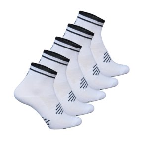 5-pak Ventoux Coolmax Bike Socks, hvid