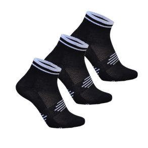 3-pak Ventoux Coolmax Bike Socks, sort