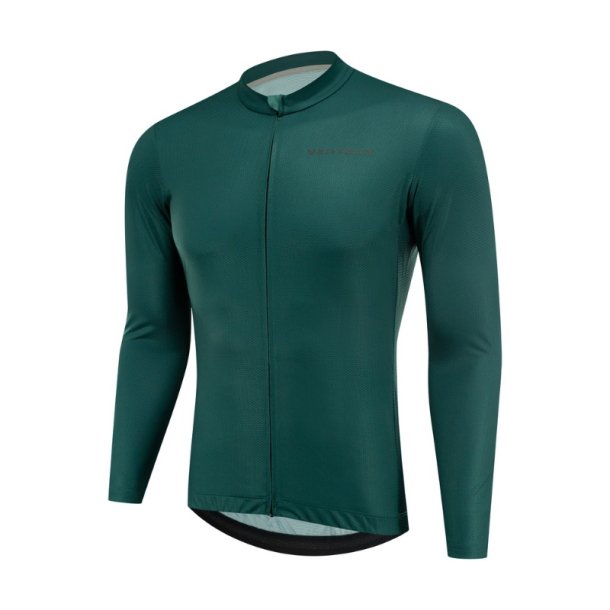 Ventoux Flow LS Cycling Jersey, forest green