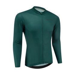 Ventoux Flow LS Cycling Jersey, forest green