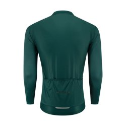 Ventoux Flow LS Cycling Jersey, forest green