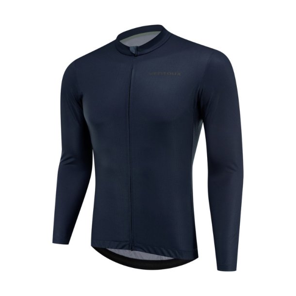 Ventoux Flow LS Cycling Jersey, midnight blue