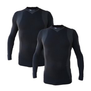 2-pak Ventoux Layer One LS svedundertr�je, sort