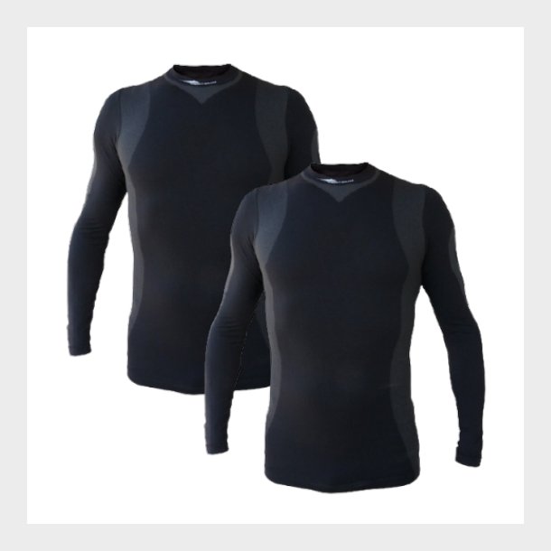 2-pak Ventoux Layer One LS svedundertr�je, sort