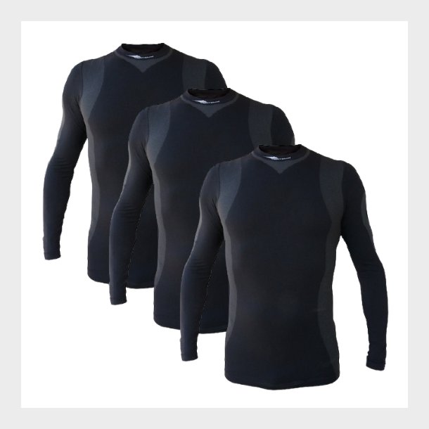3-pak Ventoux Layer One LS svedundertr�je, sort