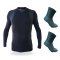 Ventoux Layer One LS svedundertrje (sort) + 2 par Thermolite vinterstrmper