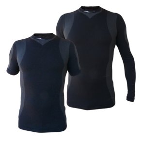 Ventoux Layer One kort- og langrmet svedtrje, sort