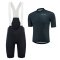 Ventoux Flow cycling set, black/dark petrol