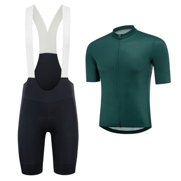Ventoux Flow cycling set, black/forest green