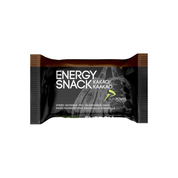 PurePower Energy Snack Bar, Kakao, 60 gram