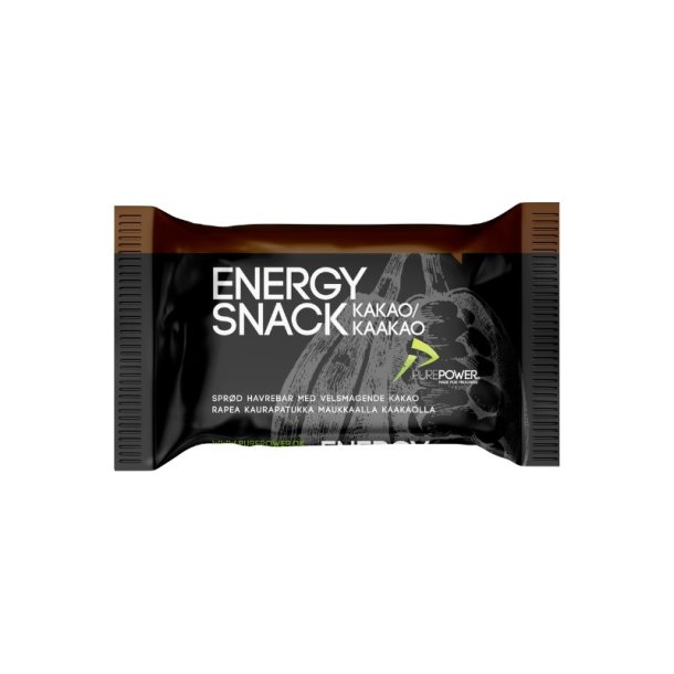 PurePower Energy Snack Bar, Kakao, 60 gram