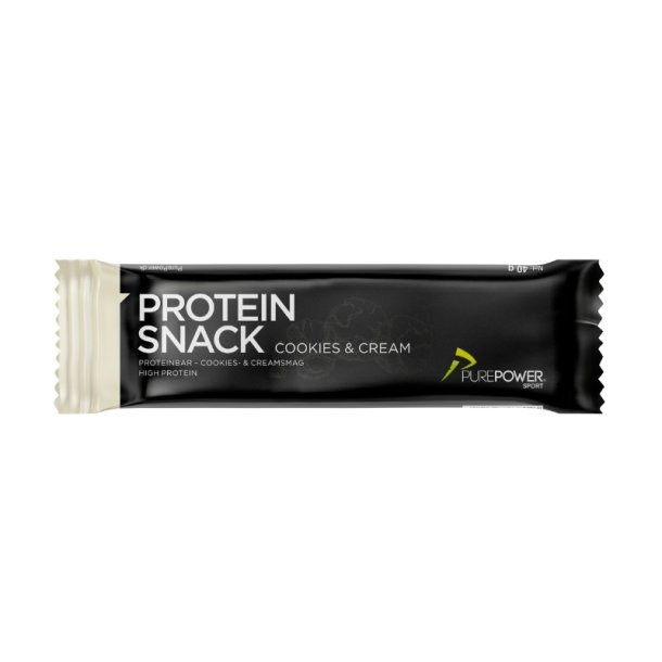PurePower Proteinbar, Cookie & Cream, 40 gram