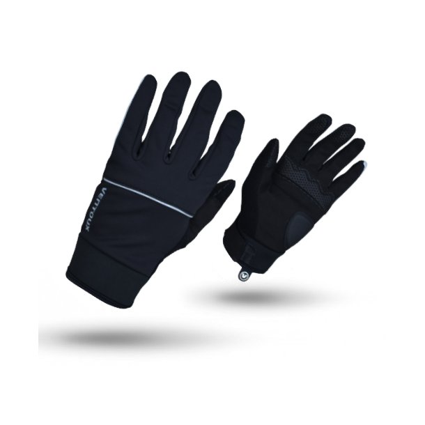 Ventoux Storm cycling gloves, black