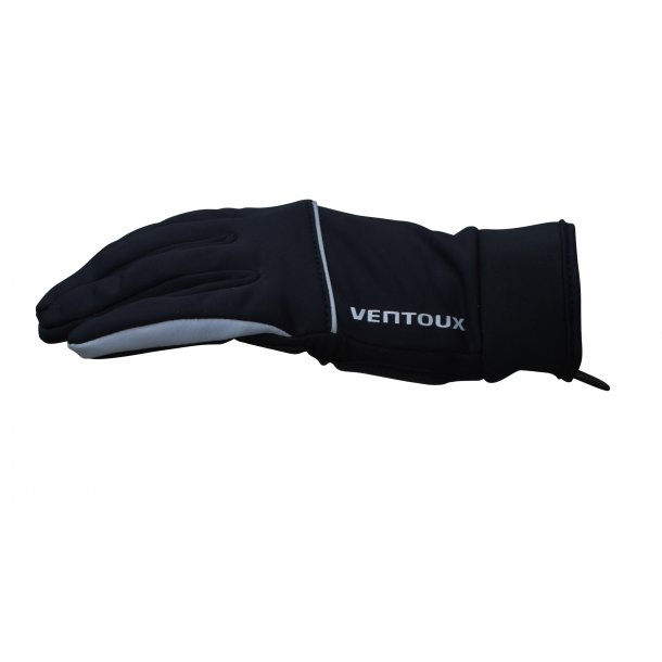 Ventoux Storm cycling gloves, black