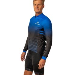 Ventoux Thermal Cycling Jersey LS, black/blue