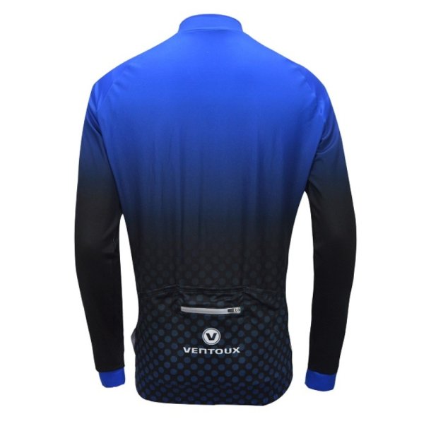 Ventoux Thermal Cycling Jersey LS, black/blue