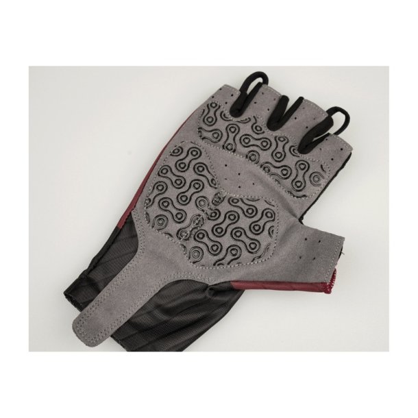 Ventoux Aero bike gloves, black/dark red
