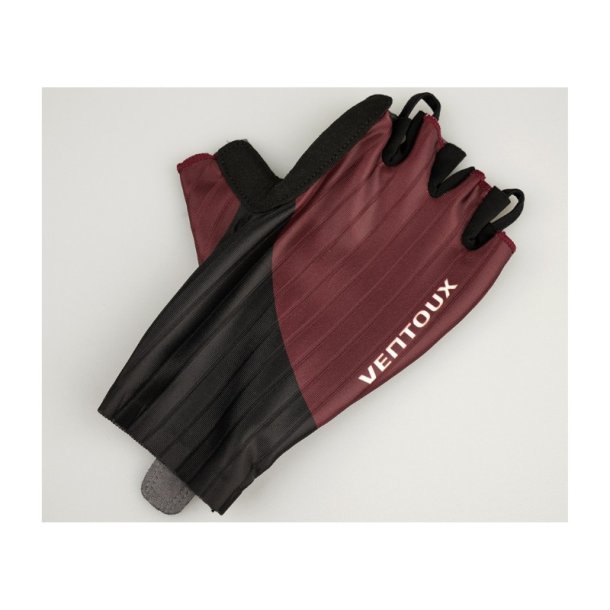 Ventoux Aero bike gloves, black/dark red