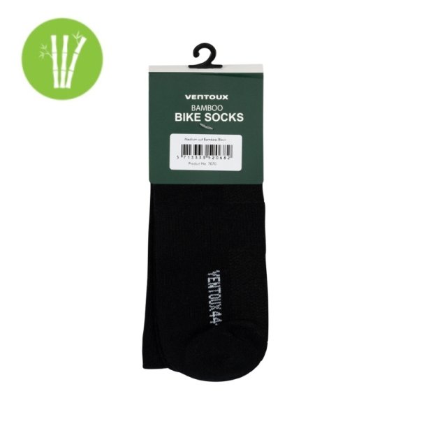 Ventoux Bamboo Bike socks, black
